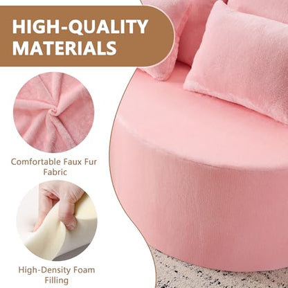 2-in-1 Folding Sofa Bed with Pillow, No Assembly Futon Twin Size Sofa Bed, Breathable Velvet Convertible Couch Bed for Living Room and Guest Room, 78.7 Inch, Pink - color: Pink-78.7", size: 2 seat