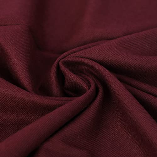 Wool Shawl Large Thick Pashmina Travel Blanket Scarf Winter Wraps for Men and Women Woolen Meditation Shawl Blanket Wrap