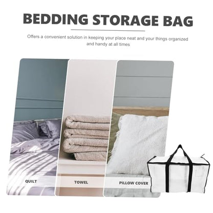 Household Quilt Storage Bag Portable Clothes Storage Bag for Travel Large Capacity Organizer Safe Reliable Material