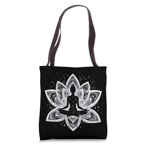 Yoga Lotus Meditation Tote Bag