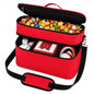 Bevegekos Carrying Storage Travel Bag for Toniebox 2 Starter Set, for 25+ Tonie Figures, Charging Station & Headphone, Case Only (Large, Red) - color: Red