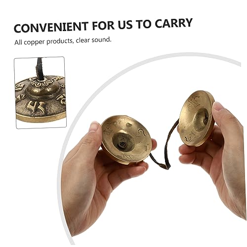 1Pc Handmade Copper Cymbal Bell for Meditation Yoga and Spiritual Practice Premium Quality Tingsha Bells for Mindfulness and Sound Healing for Loved Ones