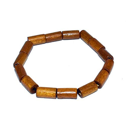 COLORFUL BLING 4Pcs Classic Natural Sandalwood Bead Bracelet Strand Wood Tibetan for Men Women Meditation Buddhist Mala Prayer Jewelry - color: 8pcs