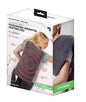 Calming Heat Massaging Vibrations Weighted Heating Pad by Sharper Image | Auto Shut-Off Feature, Gift for Holidays, Women & Men | 3 Heat, 9 Massage, 12” x 24”, 4 lbs - size: 27 Combinations- 12” x 24”, 4 Pound