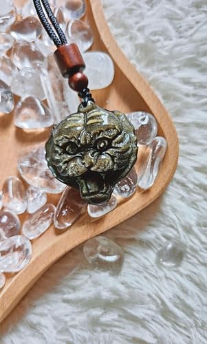 Crystal Pendant Necklaces Healing love Women's Men's choker Obsidian Tiger eye White Crystal Black Gold waterproof dainty Charm stackable statement Cute Stone necklace Unisex - style: Crystal pendant Tiger