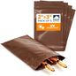 2"x 3" UV Protective Amber Zip Bags, Pack of 5 - Resealable Light-Blocking Plastic Bags for Packaging Light-Sensitive Products, Heavy Duty 3 mil Thick, Moisture Resistant Storage - size: 2"W x 3"L, style: Pack of 5