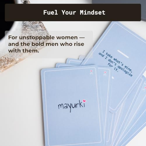 UNSTOPPABLE Affirmation Cards – 52 Bold Mindset Quotes for Ambitious Women, Men Entrepreneurs & High Achievers – Motivational Gift for Her, Him, Boss, or Relentless Dreamer