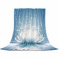 Flannel Fleece Blankets Meditation Lotus Flower Soft Cozy Warm Fuzzy Throw Blanket Asian Zen Spiritual All Seasons Use Plush Lightweight Throws for Sofa Couch Bed Travel,32x48in - size: 32x48in