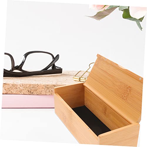 Cabilock 2pcs Bamboo Storage Box with Lid Organizer for Jewelry Trinkets and Keepsakes Lightweight and Bamboo Wood Design