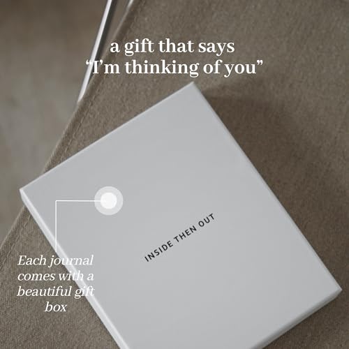 INSIDE THEN OUT Better Every Day Journal - Guided Daily Journal With 365 Pre-Dated Prompts for Self Love, Reflection, Growth, Gratitude, Discovery, Wellness, Healing, Self Help, and Mindfulness - Self Care Routine & Mental Health Gift for Women Men