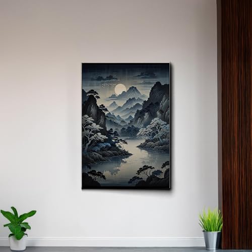 Japanese Wall Art, Minimalist Wall Art, Neutral Abstract Art, Modern Minimalist, Zen Wall Art, Zen Printed Wall Art, Japanese Art Print, Living Room Decor, Decor