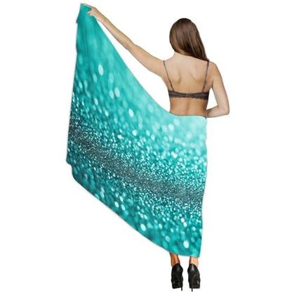 Fashion Travel Swimwear Bikini Wrap All Seasons Chiffon Scarf Beach Yarn Shawl - color: Color978