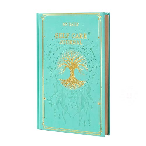 Self-Care Journal for More Happiness, Optimism, Affirmation & Reflection, Gratitude Journal with Guided Prompts, Inspirational Quotes, Mood Tracker, Undated Daily Journals for Women & Men (Green) - color: Green