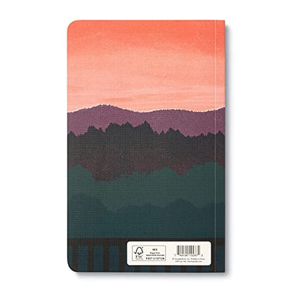 Compendium Softcover Journal - Life is to be enjoyed. – A Write Now Journal with 128 Lined Pages, 5″W x 8″H - color: Enjoy Pink