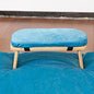 Meditation Stool, Wooden Kneeling Stool with Locking Hinge, Ergonomic Meditation Bench, Collapsible Meditation Stool, Kneeling seat on The Floor/Blue / 43 * 20 * 17cm - color: Blue