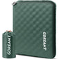 Inflatable Seat Cushion, Self-Inflating Memory Foam Stadium Seats Cushion Portable Camping Air-Foam Sitting Pad for Travel Airplane Car Bleachers Backpacking Office, Lightweight & Compact - color: 1 Pack Green