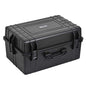 MEIJIA All Weather Waterproof Hard Camera Case,Hard Case with Customizable Fit Foam,Fit Use of Drones,Camera,Equipments,Pistols,Elegant Black (Black, 24.01"x16.92"X12.2") - size: 24.01"x16.92"X12.2"