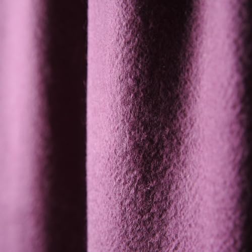 CUDDLE DREAMS Premium Cashmere Throw Blanket with Fringe, Luxuriously Soft (Plum) - color: Plum