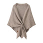 Women Pashmina Shawl Wraps Knitted Shawls and Wraps Cardigan Cape Wool Cashmere Shoulder Top Sweater Shawl Scarf - color: Khaki
