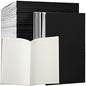 Sabary 72 Pack Kraft Paper Notebook Journals 5.5 Inch x 8.3 Inch A5 Notebook in Bulk Softcover Ruled for Writing Sketch Travel Journal with 60 Pages 30 Sheets(Black,Line) - color: Black, style: Line