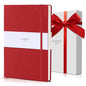 Plexon Graph Paper Notebook, Notebook Journal 160 Pages, Graph Notebook Medium 5.7 inches x 8 inches, 120 GSM Thick Paper, Red, Hardcover - color: Red, style: Graph