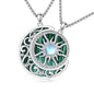 Yin Yang Necklaces for Women Men 925 Sterling Silver Pendant Necklace Yin Yang Jewelry for Women Men Couples - style: Sun Moon #5