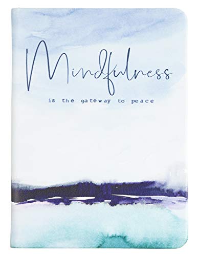 Eccolo Guided Mindfulness Journal with Prompts for Focus, Positivity, Relaxation, Gratitude and Morning & Night Check-Ins, Soft Cover Lined Notebook with 256 Pages, Ribbon Bookmark (5x7 inches)