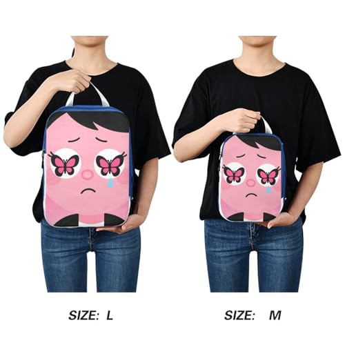 With Zipper 3 Set Packing Travel Organizer Polyester Space Saver Travel Bags, First Date Nerves Look (3 Set) - color: First Date Nerves Look