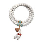 Natural Star Moon Bodhi Bracelet for Women Men Double-loop Winding Star Moon Bead Bracelet Meditatioon Healing Anxiety Relief Energy Buddha Bead Bracelets Birthday Gift - color: Bodhi 23