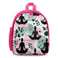 Meditation Yoga Nature Mini Travel Backpack Casual Daypacks Small Shoulder Bag for Shopping - color: Pink-style