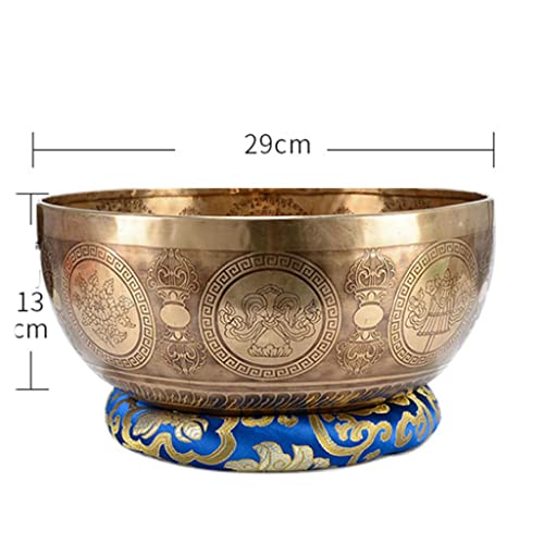 Copper Bowl Tibetan Singing Bowls Meditation Sound Bowl Handmade Bowl Sound Bowl Yoga Healing Copper Bowl Meditation Bowl Ornaments Bowl,B - color: B