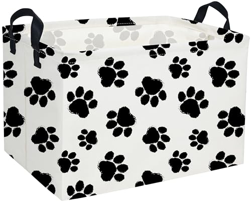 Rectangular Dog Baskets Gift Bins Empty Kids Storage Basket Baby Boy Basket Kids Dog Toy Storage Bin Organizer Box Room Decor for Home(Dog Bins) - color: Dog Bins