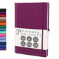 Burgundy 5.95"x8.45" Notebook – Everyday Journal Note Book & Monthly Planner, 192 Pages, Notebooks for Education, Office & Travel, Durable Cover, Smooth Paper, Ideal Lined Note Pad - color: Burgundy