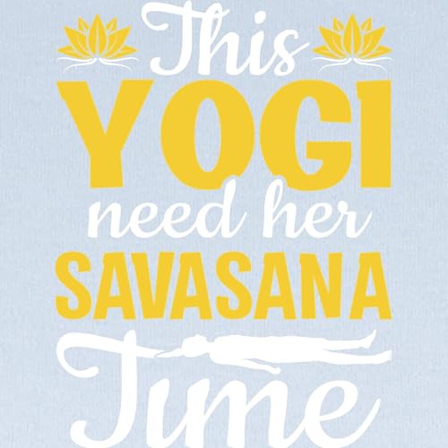 CafePress Meditation Yogi Needs Her Savasana Ti Baby Blanket, Super Soft Newborn Swaddle - color: Sky Blue