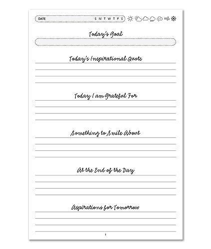 BookFactory Just a Minute Gratitude Journal/A Minute A Day Diary/Mindfulness Log Book - 100 Pages, Soft Touch Laminate Hardbound, 6'' x 9'' (Made in USA) - style: Minute Laminate Hardbound