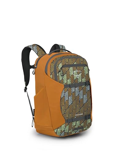 Osprey Proxima 30L Campus Laptop Backpack - Organized Everyday Pack with Tech Storage, Bottle Pockets, and Comfortable Carry - Perfect for College, Commute, and Travel, Kazuma Print/Toffee Orange - color: Kazuma Print Toffee Orange