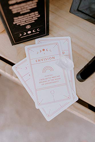 Affirmation Cards, 45 Daily Inspiring Mindfulness Cards for Women, Card Deck with Stand