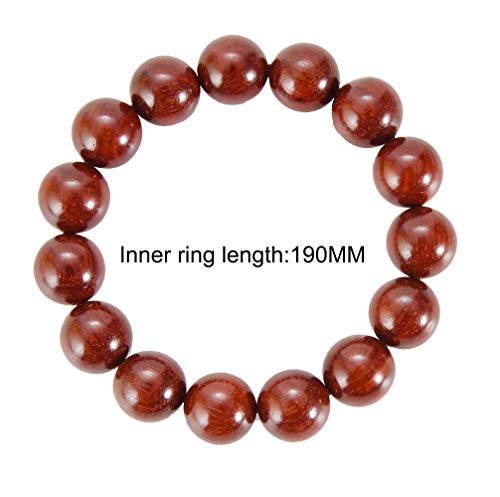 Prayer Bead bracelet Mala Beaded Bracelets for Men Women 12/15MM … - color: 15mm 15 beads Rosewood