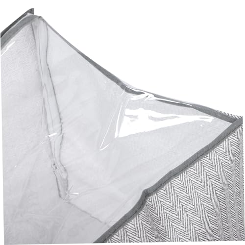 ABOOFAN Clothes Storage Bag Zipper Large Storage Bag for Wardrobe Closet Organizer Non-woven Foldable