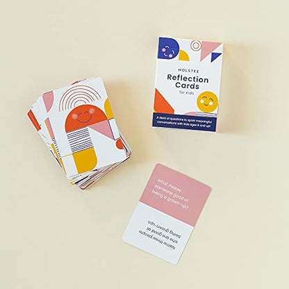 Kids Reflection Cards - A Deck of question Cards Designed for Kids to Engage Young Minds by Sharing Stories, expressing Feelings, and Revealing Hopes and Dreams.