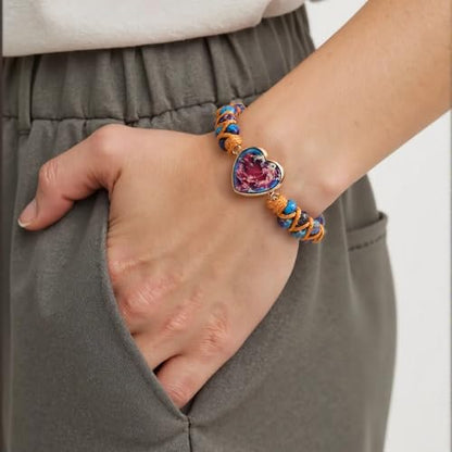 YGLINE Boho Handmade Natural Stone Bead Wrap Wrist Statment Bracelet Jewelry Collection
