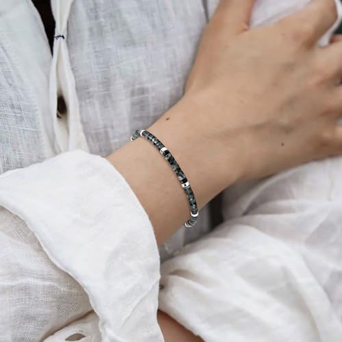 VIBILIA Get Well Gifts for Women, Inspirational Gifts Natural Stone Healing Bracelet, Thinking of You Encouragement Strength Bracelets for Women on Birthday Valentine's Day Easter Mother's Day - color: H. Hawk's Eye