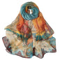Pokeedioty Scarfs for Women Lightweight Fashion Scarves Elegant Floral Pattern Sheer Scarfs Sunscreen Shawls Wraps - color: P 0140