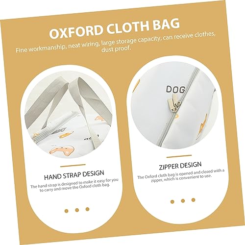 2pcs Large Capacity Oxford Fabric Storage Bags Portable Pouches for Clothes and Blankets Medium Extra Large Home and Travel Organization