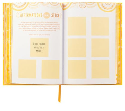 TableTopics Happiness Prompted Journal - Reflection Notebook with Questions, Quotes, Tips, & Guided Activities for Positive Thinking, Improved Mood, Wellness, Self-care Journal with Prompts for Women - style: Happiness