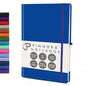 Royal Blue 5.95"x8.45" Notebook – Everyday Journal Note Book & Monthly Planner, 192 Pages, Notebooks for Education, Office & Travel, Durable Cover, Smooth Paper, Ideal Lined Note Pad - color: Royal Blue