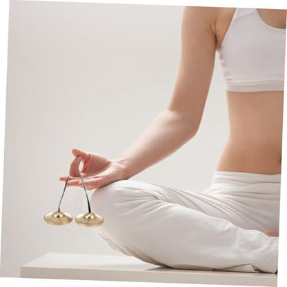 Yoga Meditation Cymbal Bell Chic Brass Instrument Perfect for Meditation Chime Sounds