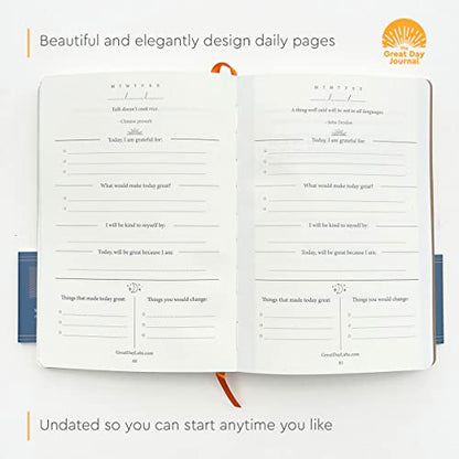 | Daily Gratitude Journal | 180 Days to Greatness, Mindfulness & Motivation | Be Your Best Self