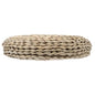 BESPORTBLE Hand-Woven Straw Yoga Meditating Cushion 30x30cm Cotton Filled Tatami Floor Pad for Home Meditation and Yoga Practice