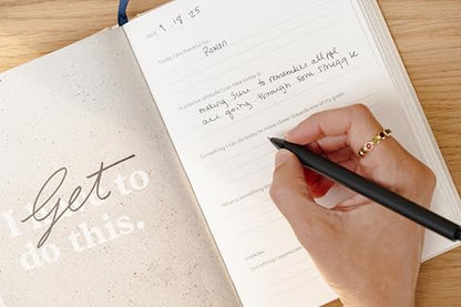 ANECDOTE. Gratitude Journal – The Good Day Journal for Happiness, Mindfulness and Reflection, Feel Happier and Less Stressed, Inspirational Daily Journal for Women & Men - Ocean Blue - color: Ocean Blue